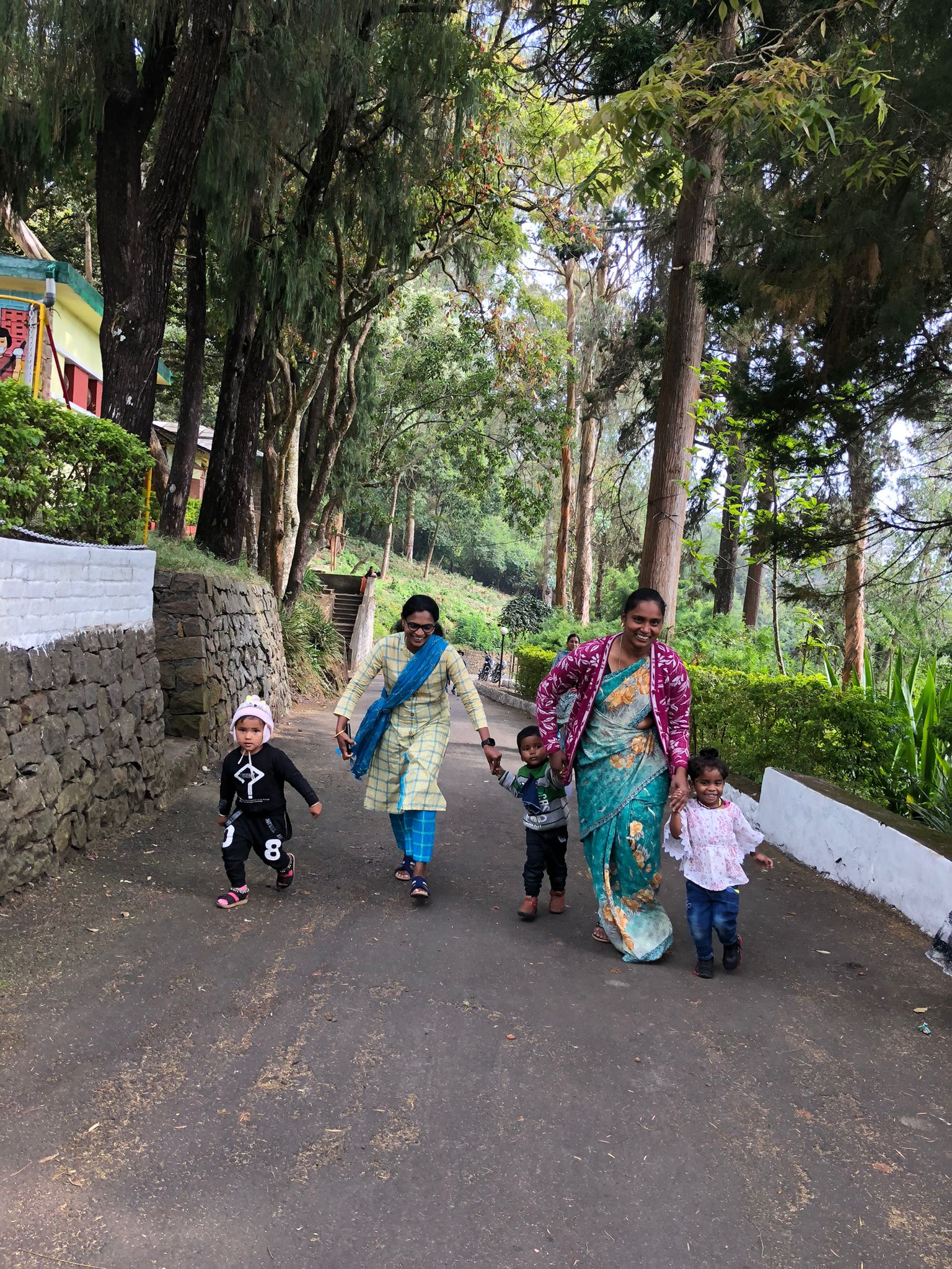 Der Lauf in Coonoor – auch die Kleinen geben alles